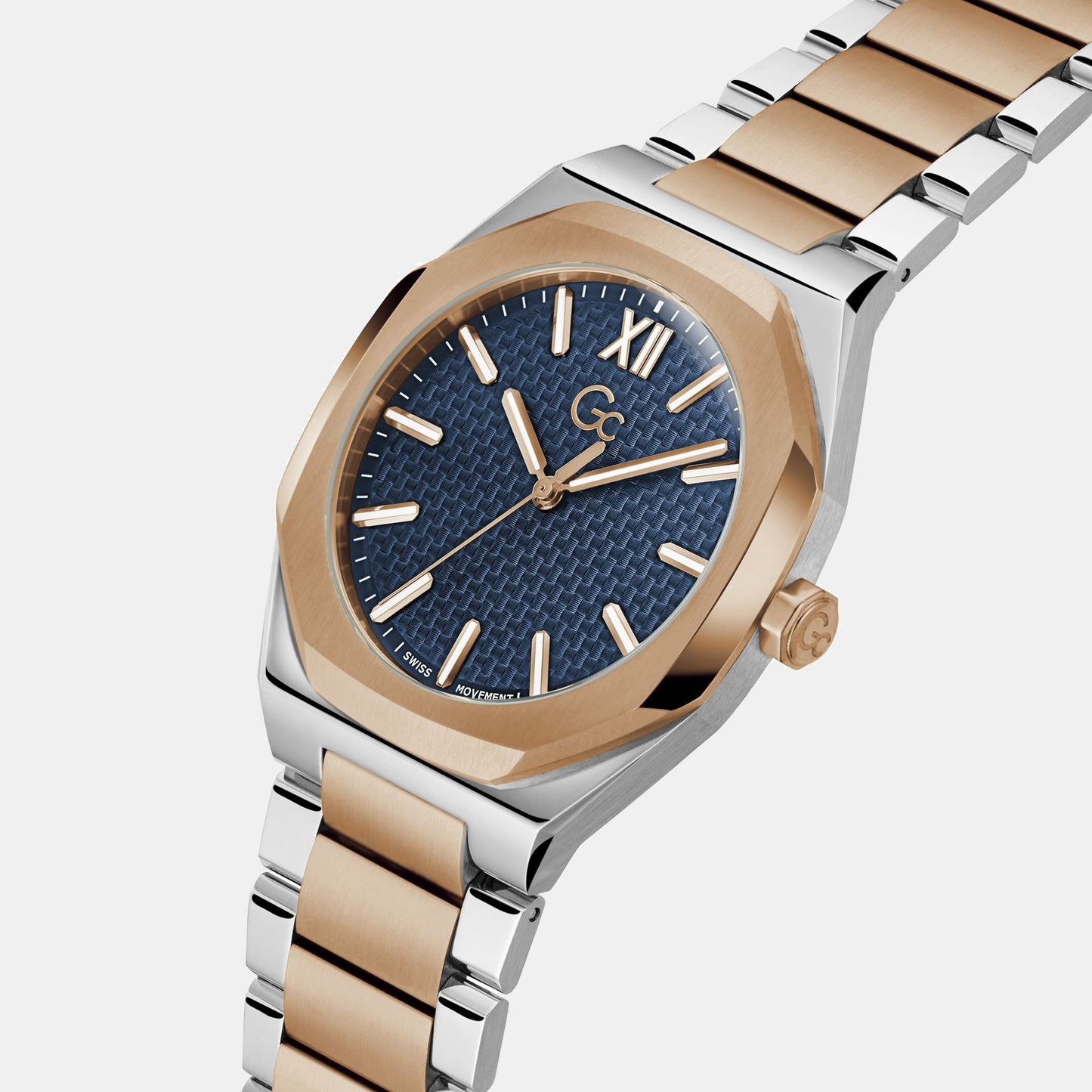 Male Blue Analog Stainless Steel Watch Z26001G7MF