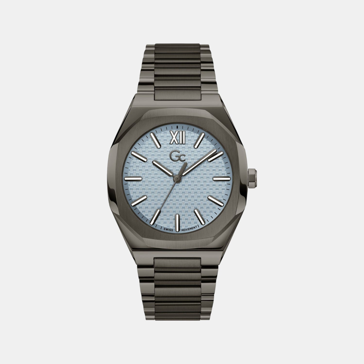 GC Coussin Sleek Men Blue Stainless Steel Watch Z26003G7MF – Just