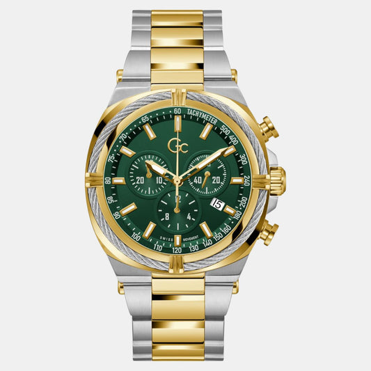Iron Class Men Quartz Green Dial Chronograph Stainless Steel Watch Z32005G9 Iron Class Men Quartz Green Dial Chronograph Stainless Steel Watch Z32005G9
