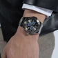 Male Grey Chronograph Stainless Steel Watch Z33003G5MF