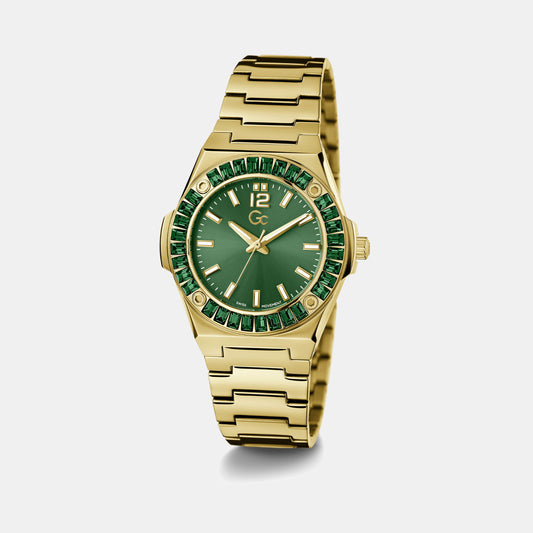 Idol Women Quartz Green Dial Analog Stainless Steel Watch Z34002L9MF Idol Women Quartz Green Dial Analog Stainless Steel Watch Z34002L9MF