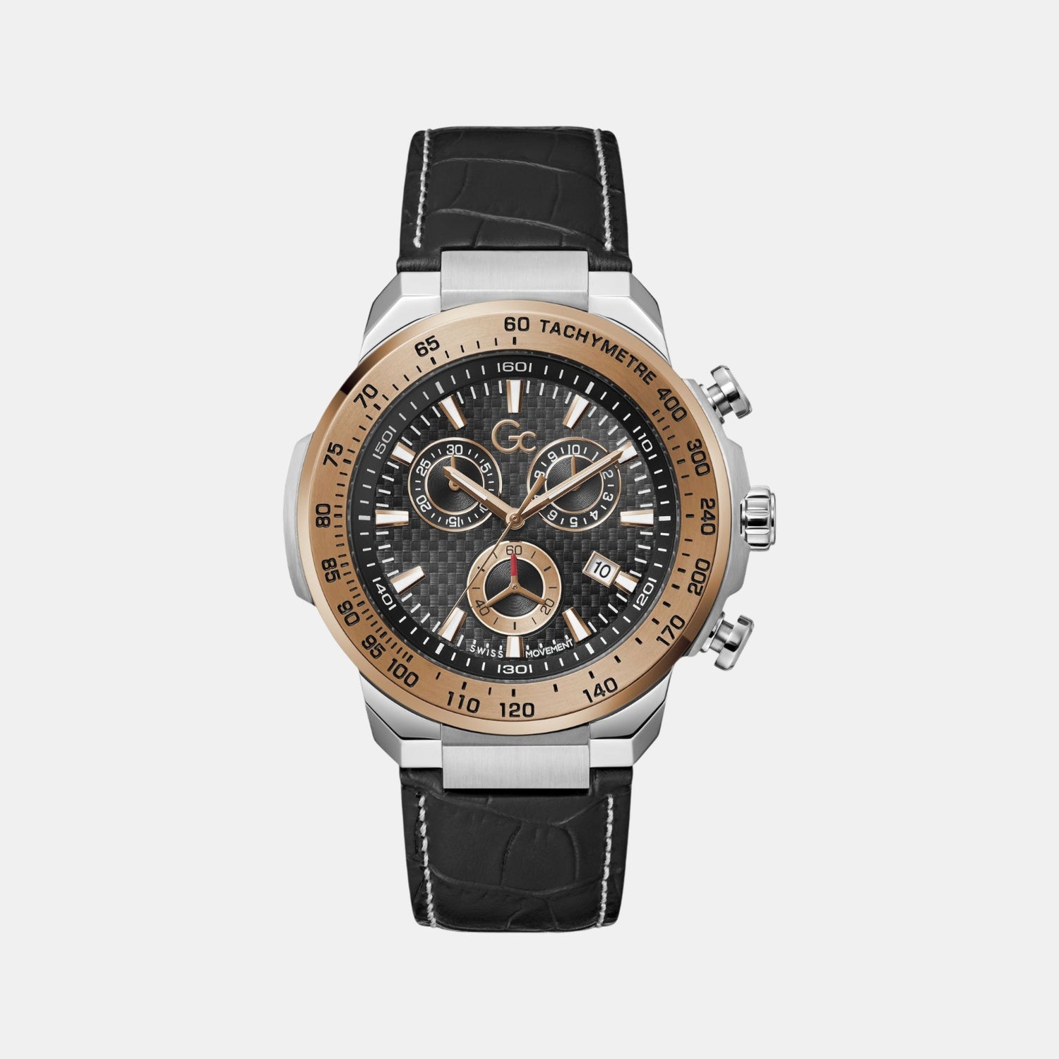 GC First Class Chrono Men Black Chronograph Watch Z35003G4MF