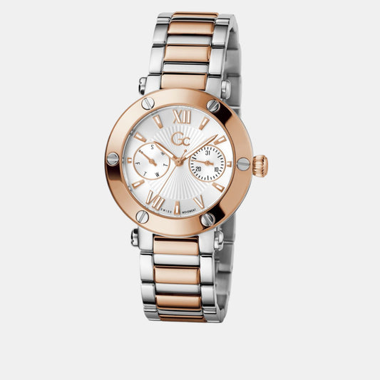 Aura Women Quartz White Dial Analog Stainless Steel Watch Z48002L1MF Aura Women Quartz White Dial Analog Stainless Steel Watch Z48002L1MF