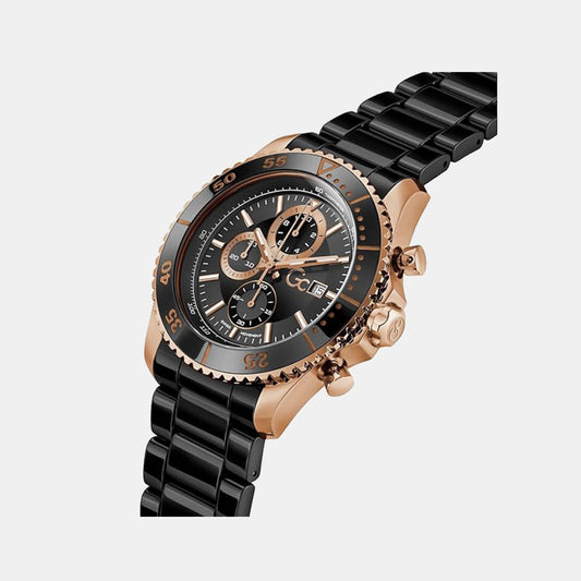 Speedracer Men Quartz Black Dial Chronograph Ceramic Watch Z51004G2MF GC 44 mm Round Quartz watch