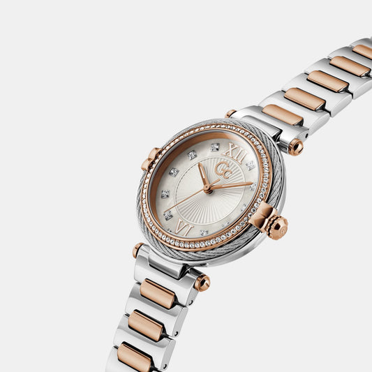 Vogue Cable Women Quartz White Dial Analog Stainless Steel Watch Z52001L1MF Vogue Cable Women Quartz White Dial Analog Stainless Steel Watch Z52001L1MF