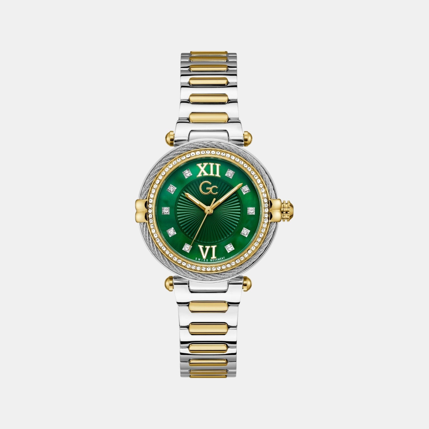 GC Sportchic Women Green Stainless Steel Watch Z52002L9MF – Just