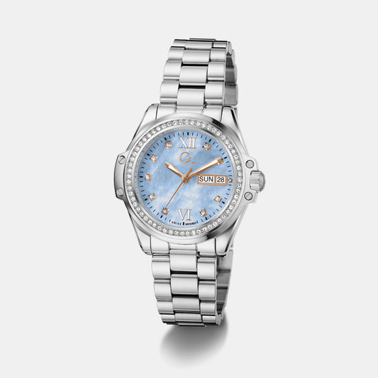 Bolt Women Quartz Blue Mother Of Pearl Dial Analog Stainless Steel Watch Z53003L7 Bolt Women Quartz Blue Mother Of Pearl Dial Analog Stainless Steel Watch Z53003L7
