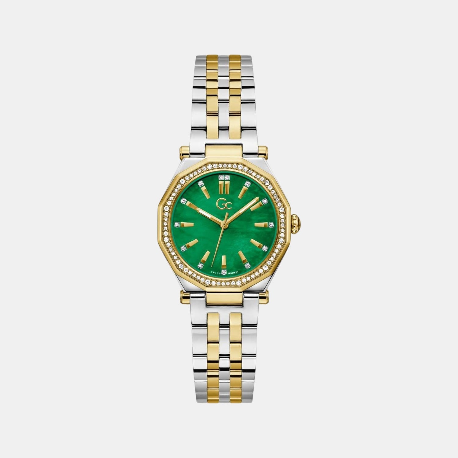 GC Gc Dress Women Green Stainless Steel Watch Z55003L9 – Just In Time