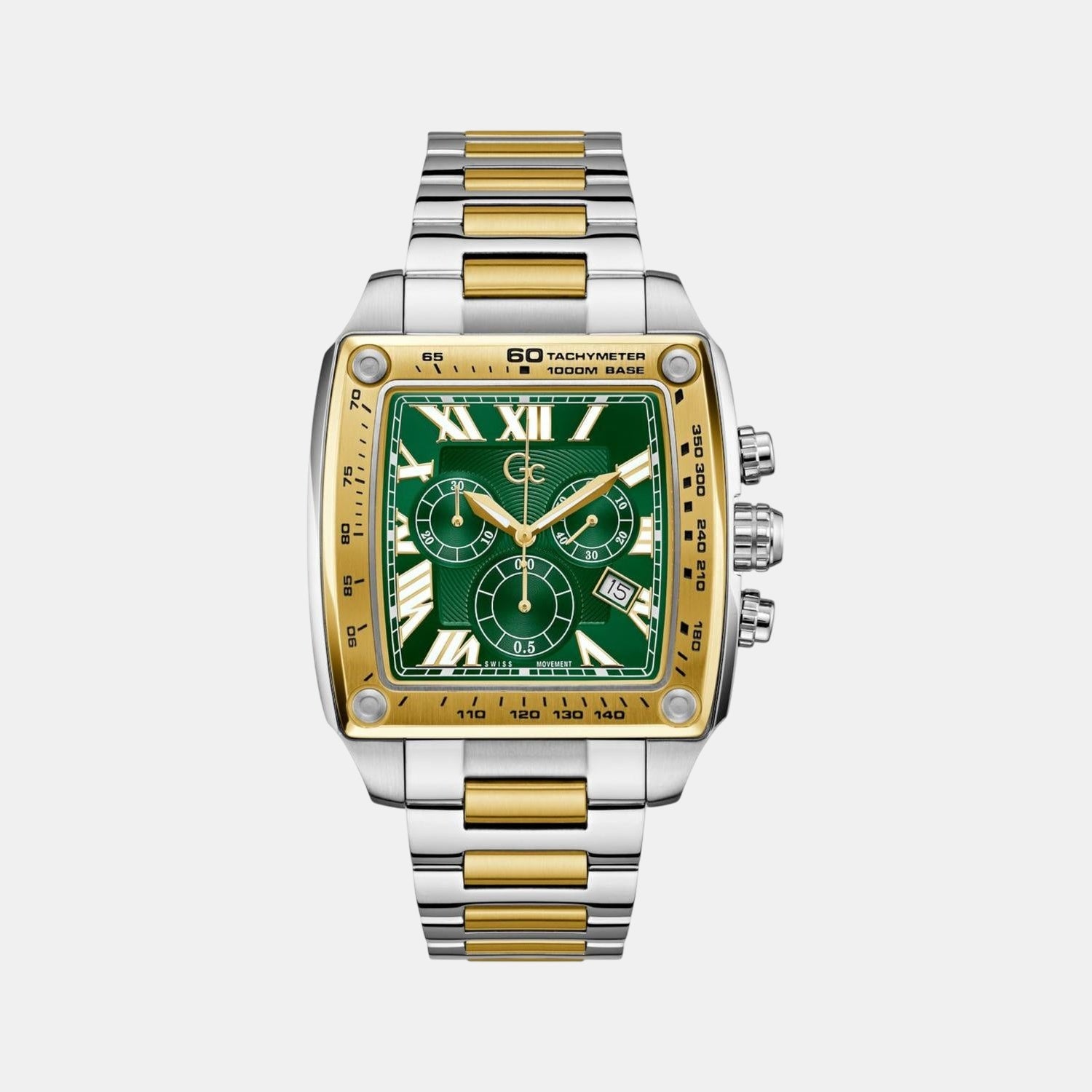 GC Gc Sportchic Men Green Chronograph Watch Z56006G9 – Just In Time