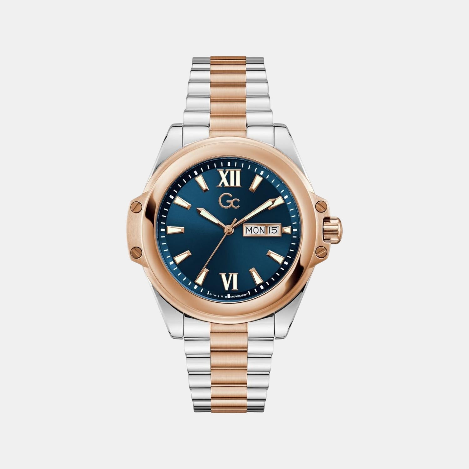 GC Bolt Men Blue Stainless Steel Watch Z60001G7 – Just In Time