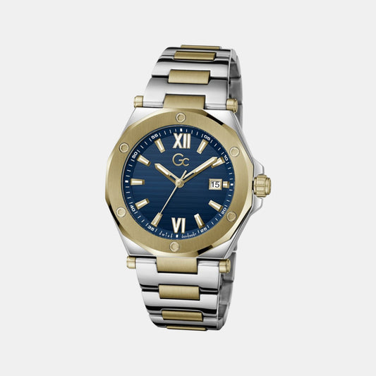 Gc Legacy Sleek Men Quartz Blue Dial Analog Stainless Steel Watch Z67003G7 Gc Legacy Sleek Men Quartz Blue Dial Analog Stainless Steel Watch Z67003G7