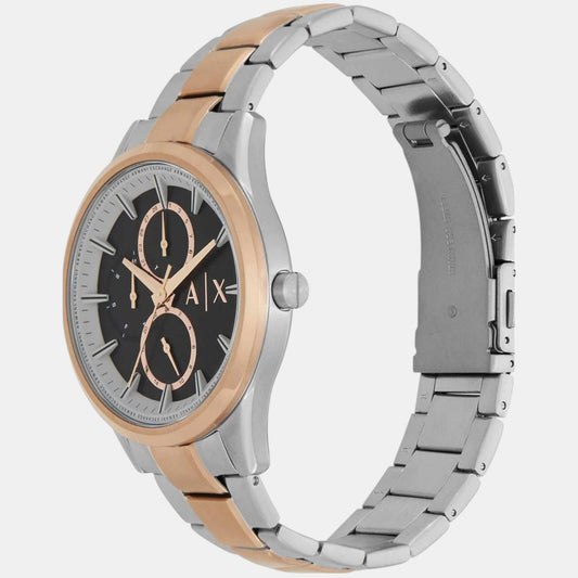 Dante Men Quartz Black Dial Multi-Function Stainless Steel Watch AX1882 Dante Men Quartz Black Dial Multi-Function Stainless Steel Watch AX1882