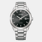 Eco-Drive Male Analog Stainless Steel Watch BM7600-81E