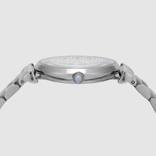 Gianni T-B Women Quartz Blue Dial Analog Stainless Steel Watch AR11594 Emporio Armani 32 mm Round Quartz watch