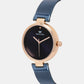 Female Blue Analog Stainless Steel Watch 9005T-B3305
