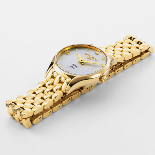 Soleure Women Quartz White Mother Of Pearl Dial Analog Stainless Steel Watch 547857 48 25 50 Soleure Women Quartz White Mother Of Pearl Dial Analog Stainless Steel Watch 547857 48 25 50