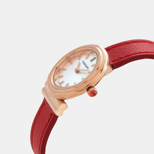 Women Quartz Silver Dial Analog Leather Watch SFMV01123 Women Quartz Silver Dial Analog Leather Watch SFMV01123