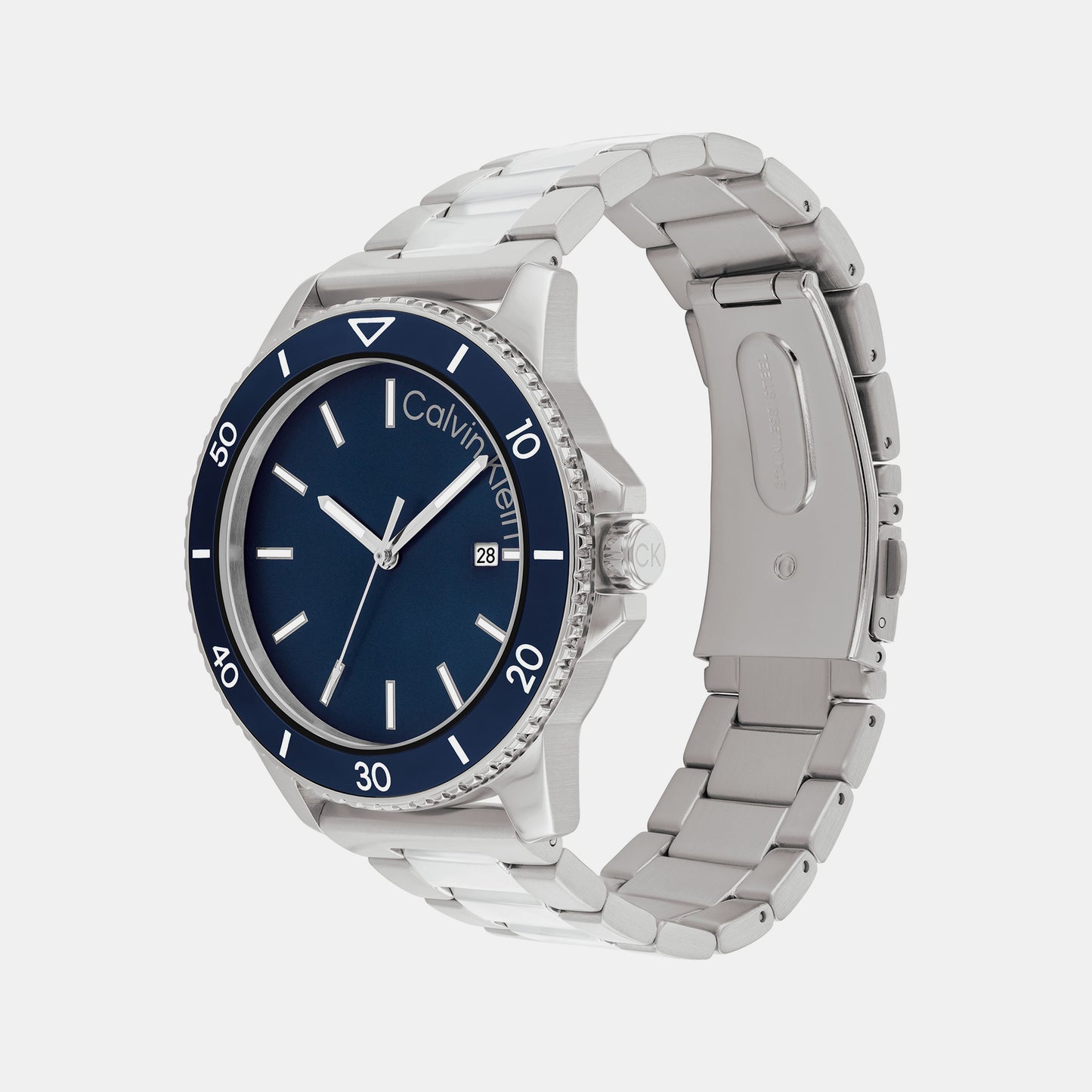 Aqueous Male Blue Analog Stainless Steel Watch 25200385