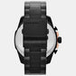 Male Black Chronograph Stainless Steel Watch DZ4309