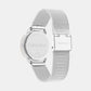 Unisex Grey Analog Mesh Watch 25200157