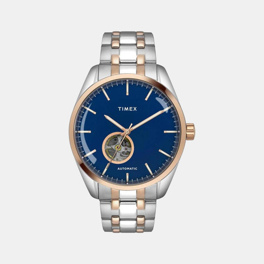 Male Blue Analog Stainless Steel Watch TWEG17506