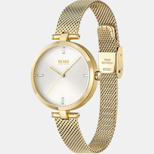 Majesty Women Quartz Silver Dial Analog Stainless Steel Watch 1502586 Boss 30 mm Round Quartz watch