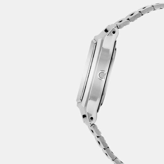 Vintage Unisex Quartz White Dial Analog Stainless Steel Watch AD02 Vintage Unisex Quartz White Dial Analog Stainless Steel Watch AD02