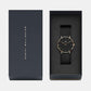 Petite Unisex Black Analog Stainless Steel Watch DW00100307K