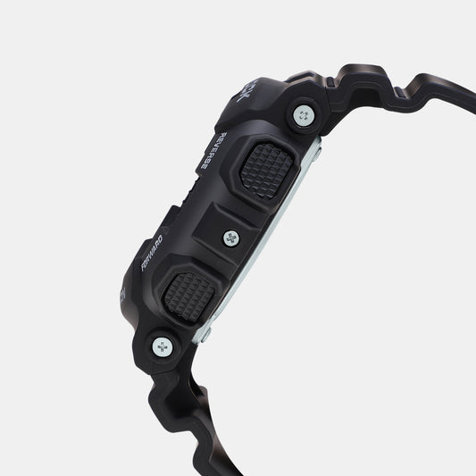 G-Shock Men Quartz Black Dial Analog-Digital Resin Watch G1267 Casio 55 mm Round Quartz watch