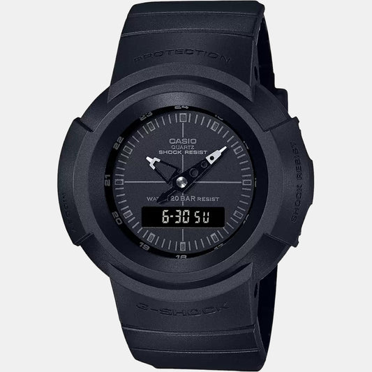 G-Shock Men Quartz Black Dial Analog-Digital Resin Watch G1080 Casio 48 mm Round Quartz watch