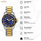 Male Analog Stainless Steel Automatic Watch 220633 47 45 20