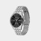 Associate Male Black Chronograph Stainless Steel Watch 1513869