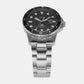 Male Black Analog Stainless Steel Watch FS6032