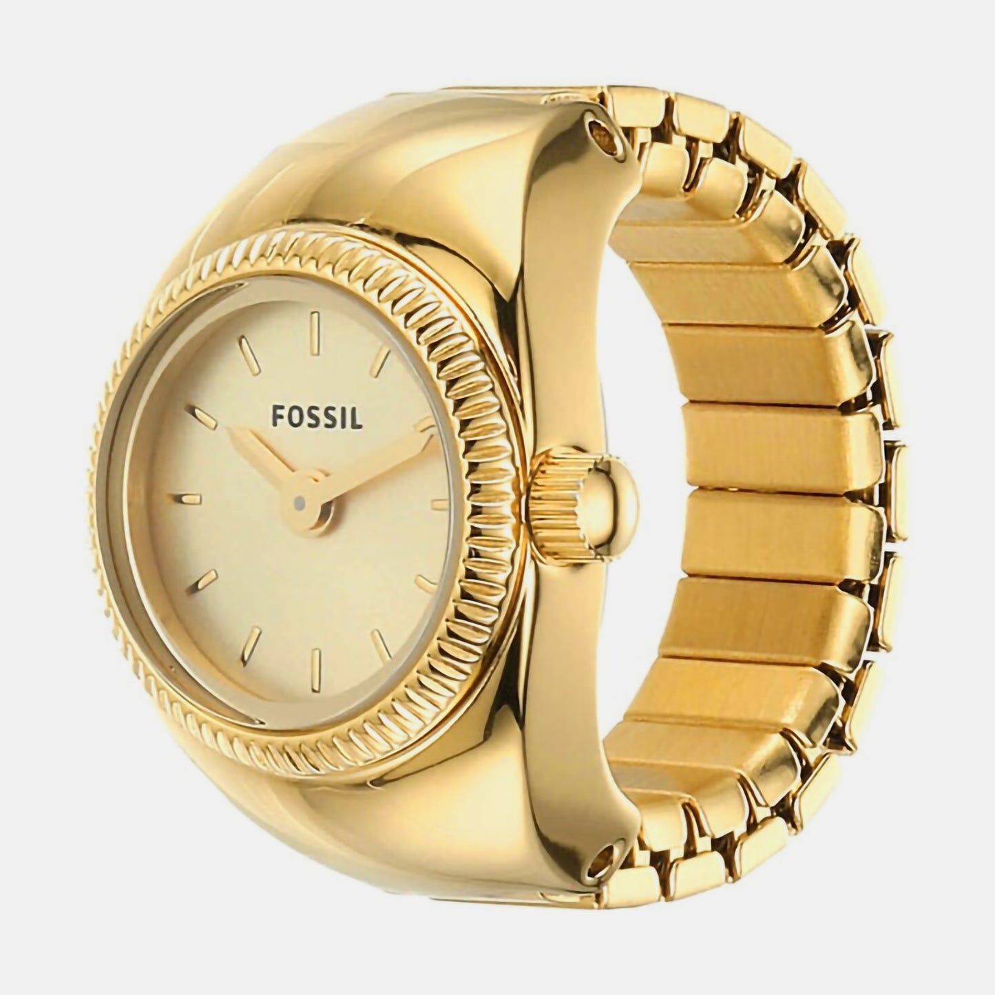 Female Gold Analog Stainless Steel Watch Ring ES5246