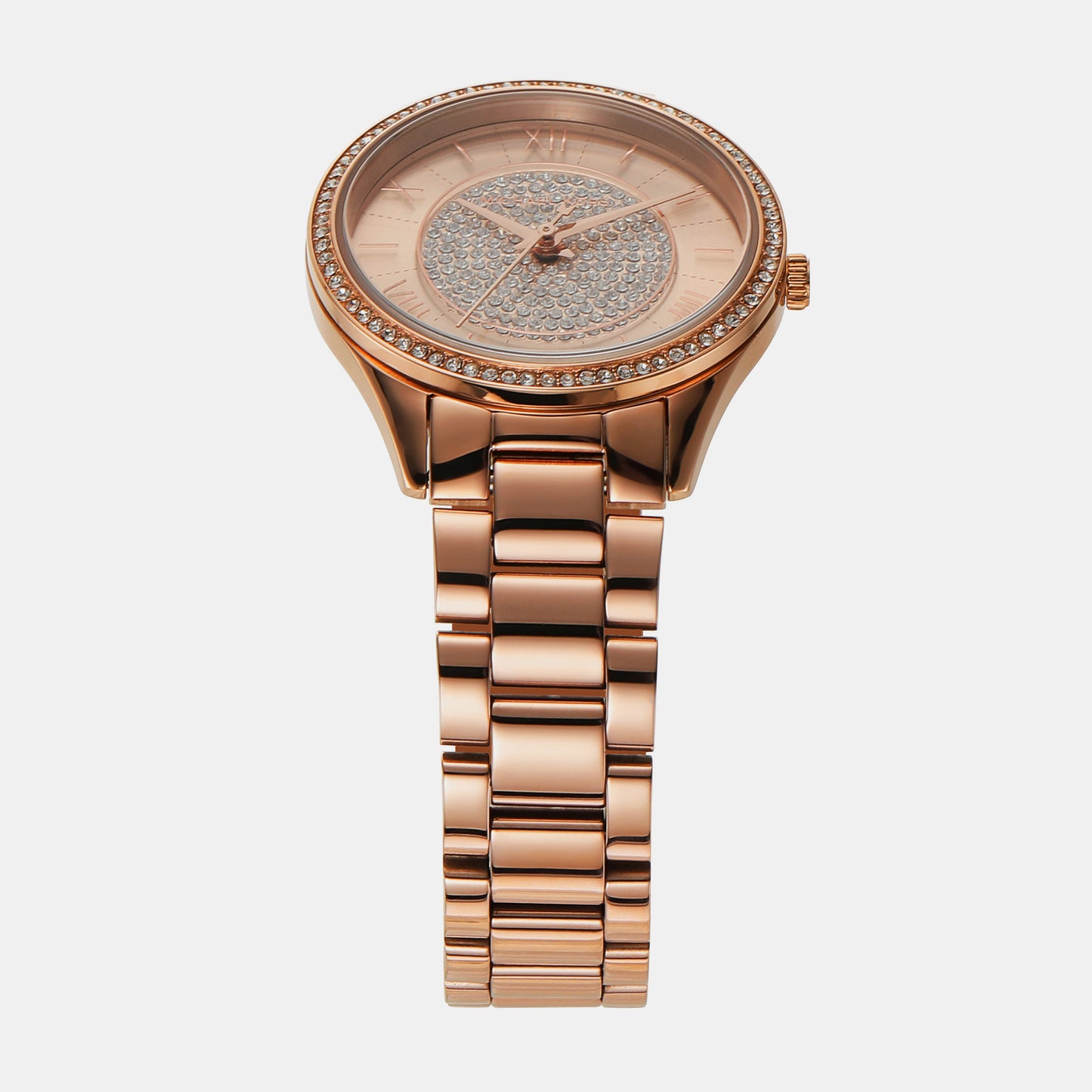 Female Rose Gold Analog Stainless Steel Watch MK4736