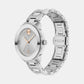 Bold Female Silver Analog Stainless Steel Watch 3600869