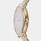 Female White Analog Brass Watch SKW2693