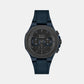 Taper Male Black Chronograph Leather Watch 1514086