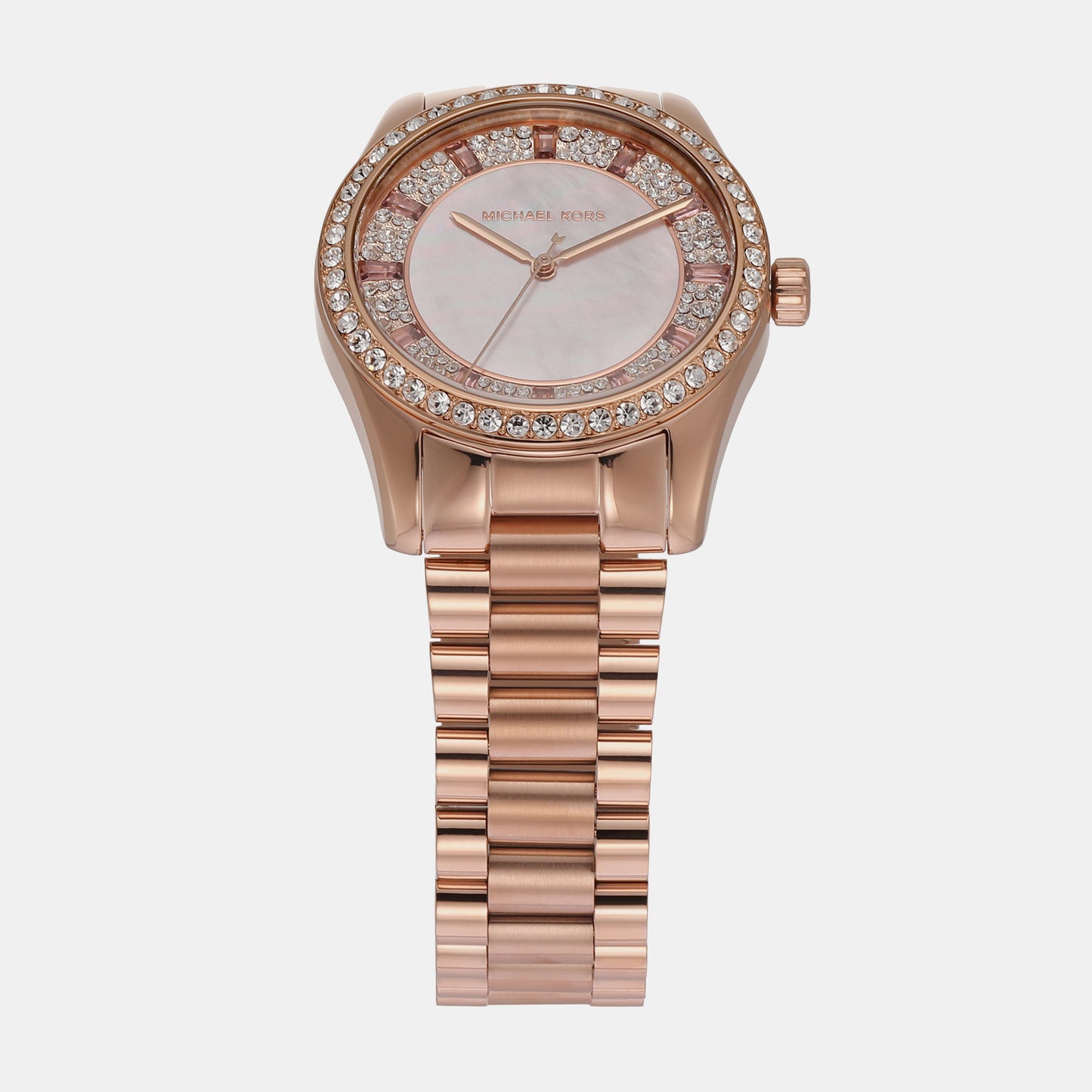 Female Pink Analog Stainless Steel Watch MK7444
