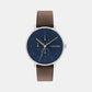Ck Stun Unisex Blue Analog Multifunction Leather Watch 25200406