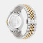 Male Champagne Analog Stainless Steel Watch SFCV00319