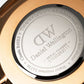 Classic Male Black Analog Leather Watch DW00100129K