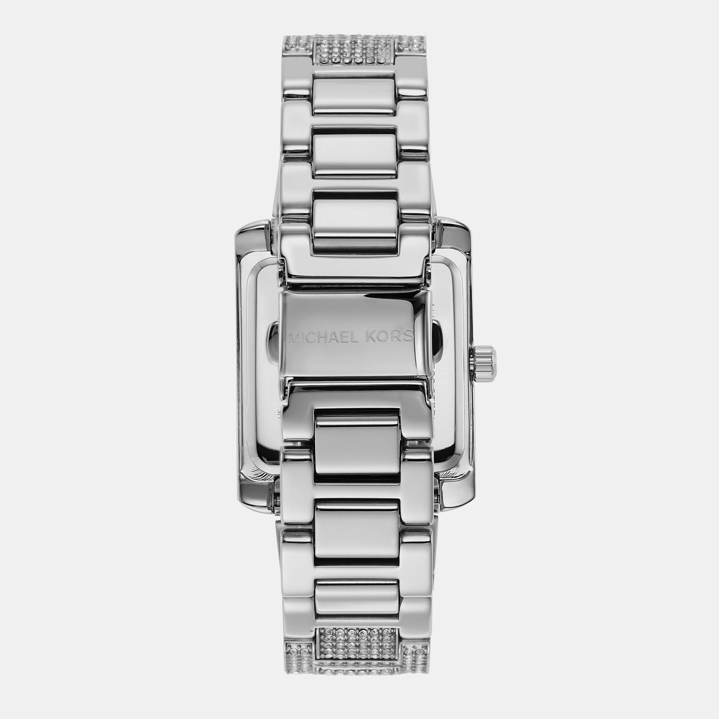 Female White Analog Stainless Steel Watch MK4648