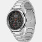 Solgrade Male Black Chronograph Stainless Steel Watch 1514032