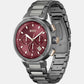 Male Red Analog Stainless Steel Watch 1514000