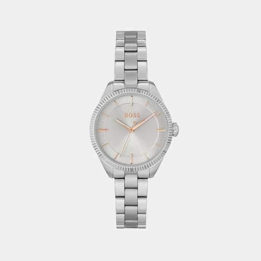 Sage Female Silver Analog Stainless Steel Watch 1502726