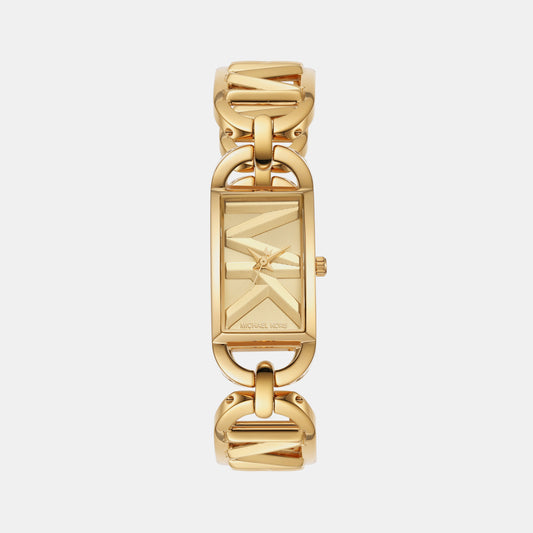 Female Three-Hand Gold-Tone Stainless Steel Watch MK7406