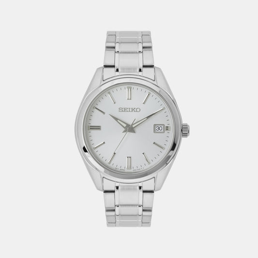 Male White Analog Stainless steel Watch SUR343P1