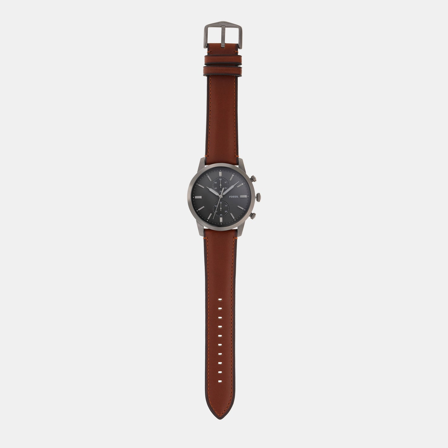Male Grey Chronograph Leather Watch FS5522