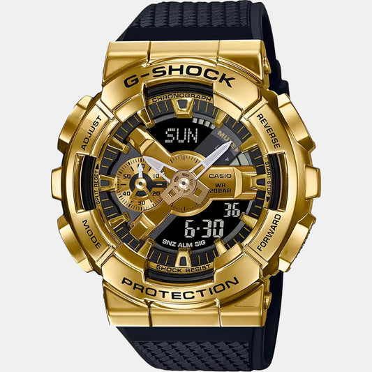 G-Shock Men Quartz Gold Dial Analog-Digital Resin Watch G1053 Casio 49 mm Round Quartz watch